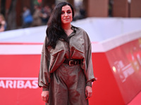 Elisa Casseri attends the ''Marko Polo'' red carpet during the 19th Rome Film Festival at Auditorium Parco Della Musica in Rome, Italy, on O...