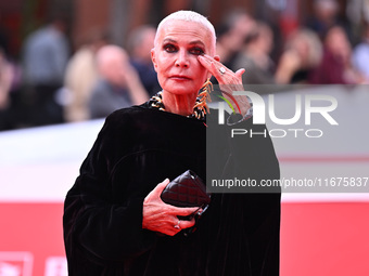 Doriana Mandrelli attends the ''Marko Polo'' red carpet during the 19th Rome Film Festival at Auditorium Parco Della Musica in Rome, Italy,...