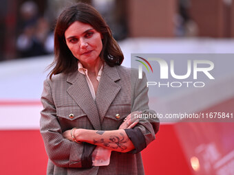 Elisa Fuksas attends the ''Marko Polo'' red carpet during the 19th Rome Film Festival at Auditorium Parco Della Musica in Rome, Italy, on Oc...