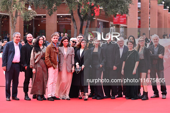 Benedetto Habib, Elisa Casseri, Flavio Furno, Elisa Fuksas, Lavinia Fuksas, Lucia Votoni, cast and crew attend the ''Marko Polo'' red carpet...