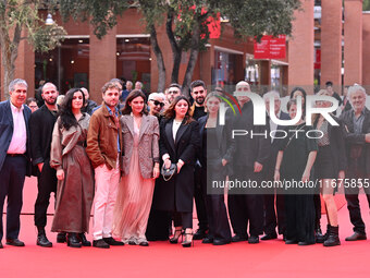 Benedetto Habib, Elisa Casseri, Flavio Furno, Elisa Fuksas, Lavinia Fuksas, Lucia Votoni, cast and crew attend the ''Marko Polo'' red carpet...