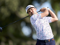 David Ravetto of France tees off on the 12th hole on day one of the Estrella Damm N.A. Andalucia Masters 2024 at Real Club de Golf Sotogrand...