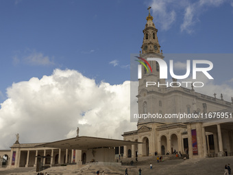 A general view of the Sanctuary of Fatima in Lisbon, Portugal, on October 17, 2024. Fatima becomes a pilgrimage destination for migrants as...