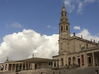 A general view of the Sanctuary of Fatima in Lisbon, Portugal, on October 17, 2024. Fatima becomes a pilgrimage destination for migrants as...