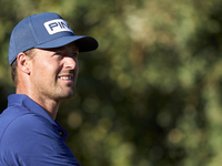 Victor Perez of France looks on the 15th hole on day one of the Estrella Damm N.A. Andalucia Masters 2024 at Real Club de Golf Sotogrande in...