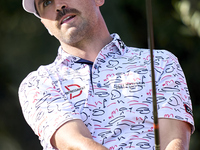 David Ravetto of France tees off on the 15th hole on day one of the Estrella Damm N.A. Andalucia Masters 2024 at Real Club de Golf Sotogrand...