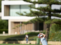 Joost Luiten of the Netherlands plays his second shot on the 14th hole on day one of the Estrella Damm N.A. Andalucia Masters 2024 at Real C...