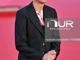 Max Mazzotta attends the ''U.S. Palmese'' red carpet during the 19th Rome Film Festival at Auditorium Parco Della Musica in Rome, Italy, on...