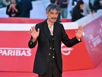 Max Mazzotta attends the ''U.S. Palmese'' red carpet during the 19th Rome Film Festival at Auditorium Parco Della Musica in Rome, Italy, on...