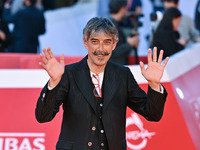 Max Mazzotta attends the ''U.S. Palmese'' red carpet during the 19th Rome Film Festival at Auditorium Parco Della Musica in Rome, Italy, on...