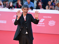 Max Mazzotta attends the ''U.S. Palmese'' red carpet during the 19th Rome Film Festival at Auditorium Parco Della Musica in Rome, Italy, on...