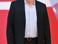 Massimo De Lorenzo attends the ''U.S. Palmese'' red carpet during the 19th Rome Film Festival at Auditorium Parco Della Musica in Rome, Ital...