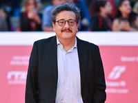 Massimo De Lorenzo attends the ''U.S. Palmese'' red carpet during the 19th Rome Film Festival at Auditorium Parco Della Musica in Rome, Ital...