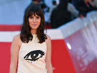 Aurora Calabresi attends the ''U.S. Palmese'' red carpet during the 19th Rome Film Festival at Auditorium Parco Della Musica in Rome, Italy,...