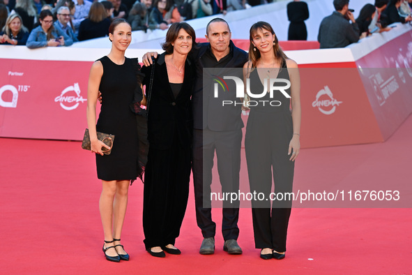 Piergiorgio Bellocchio attends the ''U.S. Palmese'' red carpet during the 19th Rome Film Festival at Auditorium Parco Della Musica in Rome,...