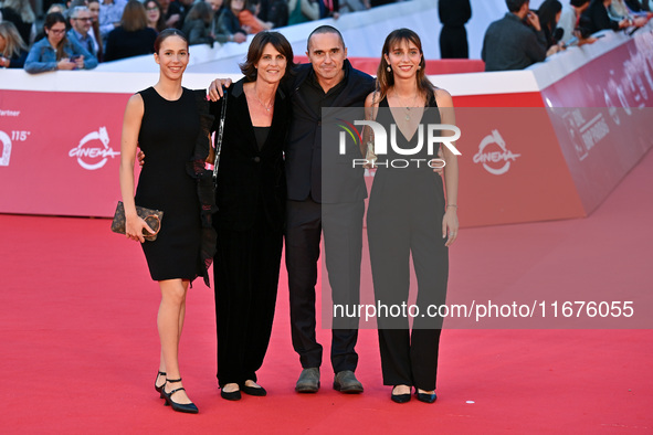 Piergiorgio Bellocchio attends the ''U.S. Palmese'' red carpet during the 19th Rome Film Festival at Auditorium Parco Della Musica in Rome,...