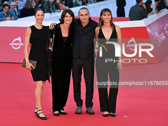 Piergiorgio Bellocchio attends the ''U.S. Palmese'' red carpet during the 19th Rome Film Festival at Auditorium Parco Della Musica in Rome,...