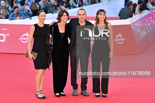 Piergiorgio Bellocchio attends the ''U.S. Palmese'' red carpet during the 19th Rome Film Festival at Auditorium Parco Della Musica in Rome,...