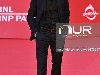 Piergiorgio Bellocchio attends the ''U.S. Palmese'' red carpet during the 19th Rome Film Festival at Auditorium Parco Della Musica in Rome,...