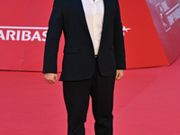 Guglielmo Favilla attends the ''U.S. Palmese'' red carpet during the 19th Rome Film Festival at Auditorium Parco Della Musica in Rome, Italy...