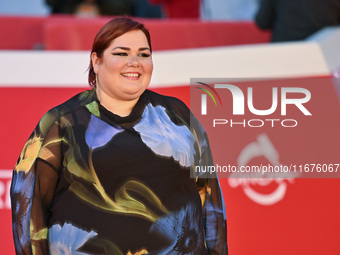 Claudia Marsicano attends the ''U.S. Palmese'' red carpet during the 19th Rome Film Festival at Auditorium Parco Della Musica in Rome, Italy...