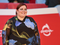 Claudia Marsicano attends the ''U.S. Palmese'' red carpet during the 19th Rome Film Festival at Auditorium Parco Della Musica in Rome, Italy...