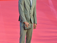 Blaise Afonso attends the ''U.S. Palmese'' red carpet during the 19th Rome Film Festival at Auditorium Parco Della Musica in Rome, Italy, on...