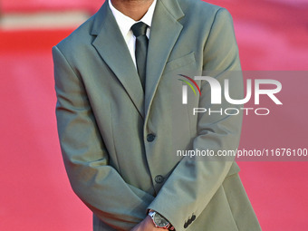 Blaise Afonso attends the ''U.S. Palmese'' red carpet during the 19th Rome Film Festival at Auditorium Parco Della Musica in Rome, Italy, on...