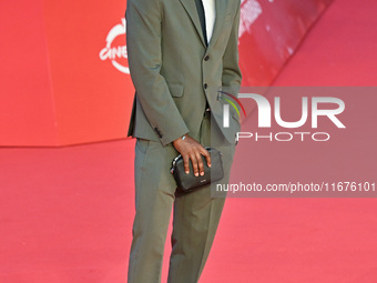 Blaise Afonso attends the ''U.S. Palmese'' red carpet during the 19th Rome Film Festival at Auditorium Parco Della Musica in Rome, Italy, on...