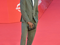 Blaise Afonso attends the ''U.S. Palmese'' red carpet during the 19th Rome Film Festival at Auditorium Parco Della Musica in Rome, Italy, on...