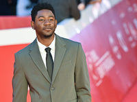 Blaise Afonso attends the ''U.S. Palmese'' red carpet during the 19th Rome Film Festival at Auditorium Parco Della Musica in Rome, Italy, on...