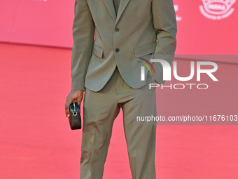 Blaise Afonso attends the ''U.S. Palmese'' red carpet during the 19th Rome Film Festival at Auditorium Parco Della Musica in Rome, Italy, on...