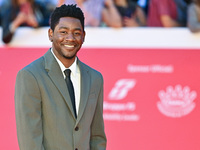 Blaise Afonso attends the ''U.S. Palmese'' red carpet during the 19th Rome Film Festival at Auditorium Parco Della Musica in Rome, Italy, on...