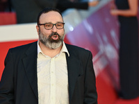 Massimiliano Bruno attends the ''U.S. Palmese'' red carpet during the 19th Rome Film Festival at Auditorium Parco Della Musica in Rome, Ital...