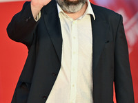 Massimiliano Bruno attends the ''U.S. Palmese'' red carpet during the 19th Rome Film Festival at Auditorium Parco Della Musica in Rome, Ital...