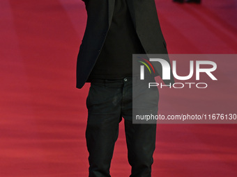 Rocco Papaleo attends the ''U.S. Palmese'' red carpet during the 19th Rome Film Festival at Auditorium Parco Della Musica in Rome, Italy, on...