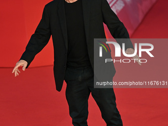 Rocco Papaleo attends the ''U.S. Palmese'' red carpet during the 19th Rome Film Festival at Auditorium Parco Della Musica in Rome, Italy, on...