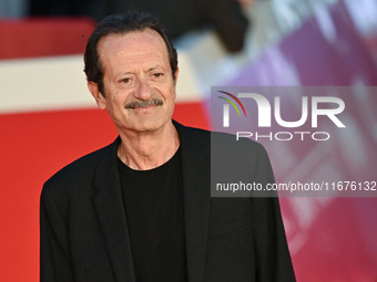 Rocco Papaleo attends the ''U.S. Palmese'' red carpet during the 19th Rome Film Festival at Auditorium Parco Della Musica in Rome, Italy, on...