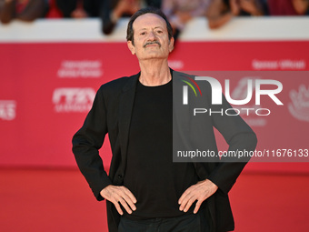 Rocco Papaleo attends the ''U.S. Palmese'' red carpet during the 19th Rome Film Festival at Auditorium Parco Della Musica in Rome, Italy, on...