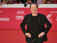 Rocco Papaleo attends the ''U.S. Palmese'' red carpet during the 19th Rome Film Festival at Auditorium Parco Della Musica in Rome, Italy, on...