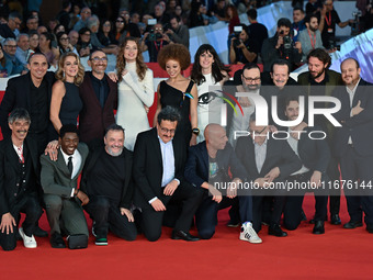 (Top, L-R) Pier Giorgio Bellocchio, Claudia Gerini, Antonio Manetti, Giulia Maenza, Lisa Do Couto, Aurora Calabresi, Massimiliano Bruno, Roc...