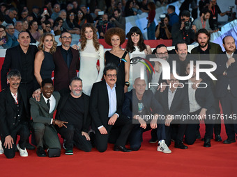 (Top, L-R) Pier Giorgio Bellocchio, Claudia Gerini, Antonio Manetti, Giulia Maenza, Lisa Do Couto, Aurora Calabresi, Massimiliano Bruno, Roc...