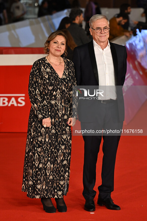 Emmanuel Courcol attends the ''En fanfare'' red carpet during the 19th Rome Film Festival at Auditorium Parco Della Musica in Rome, Italy, o...