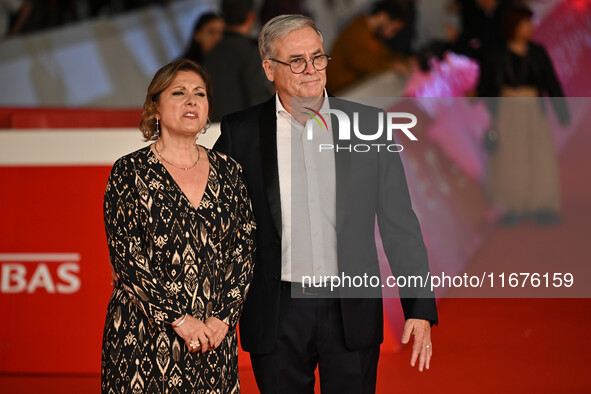 Emmanuel Courcol attends the ''En fanfare'' red carpet during the 19th Rome Film Festival at Auditorium Parco Della Musica in Rome, Italy, o...