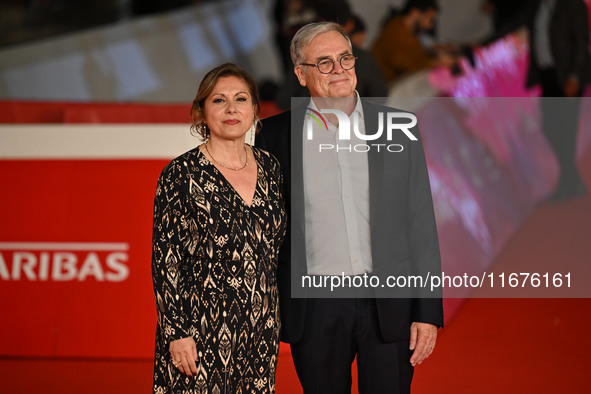 Emmanuel Courcol attends the ''En fanfare'' red carpet during the 19th Rome Film Festival at Auditorium Parco Della Musica in Rome, Italy, o...