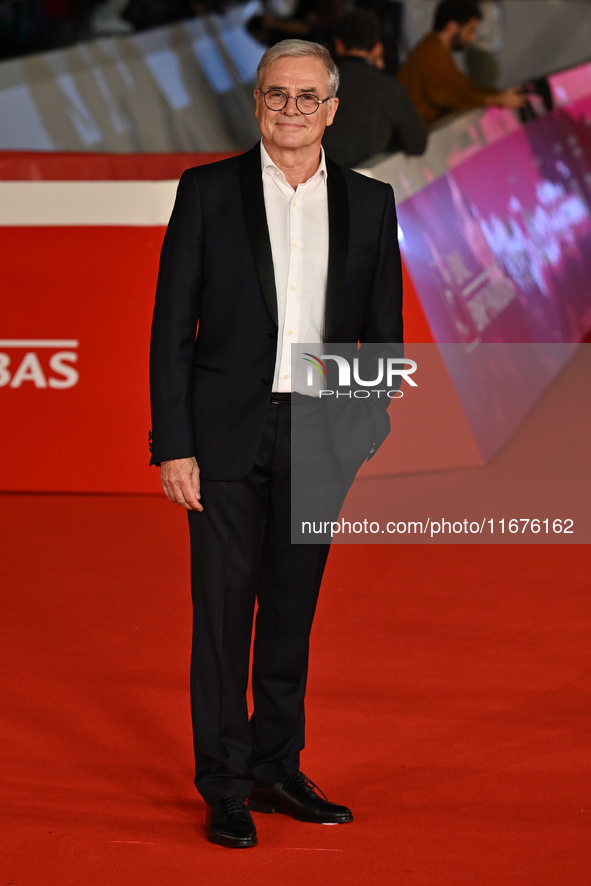 Emmanuel Courcol attends the ''En fanfare'' red carpet during the 19th Rome Film Festival at Auditorium Parco Della Musica in Rome, Italy, o...