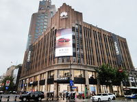 Huawei's flagship store is in Shanghai, China, on October 15, 2024. (