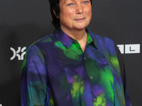 Martina Richter, the director of the Cologne Film Festival, stands on the red carpet during the opening of the Cologne Film Festival 2024 at...