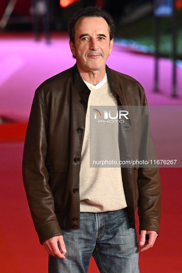 Bruno Todeschini attends the ''Paradiso in vendita'' red carpet during the 19th Rome Film Festival at Auditorium Parco Della Musica in Rome,...