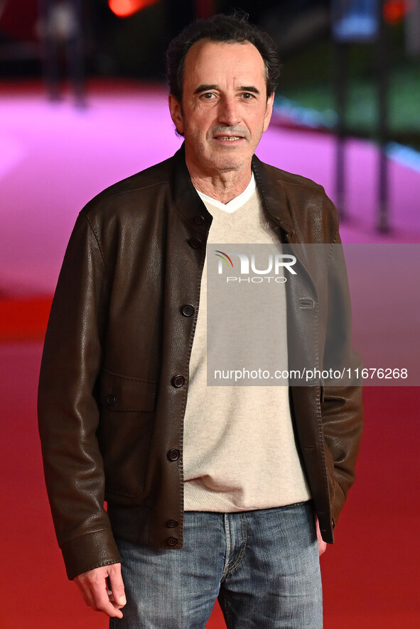 Bruno Todeschini attends the ''Paradiso in vendita'' red carpet during the 19th Rome Film Festival at Auditorium Parco Della Musica in Rome,...